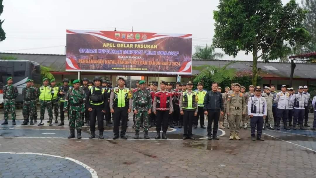 Polres Tanah Karo dan Personel Gabungan, Patroli Skala Besar Pastikan Keamanan Jelang Natal