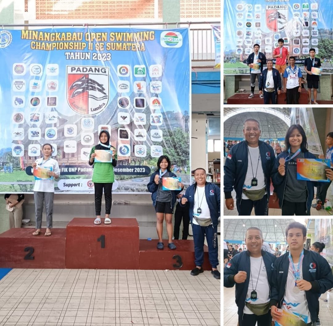Tirtanadi Swimming Club Sabet 2 Medali Kejuaraan Renang Minangkabau
