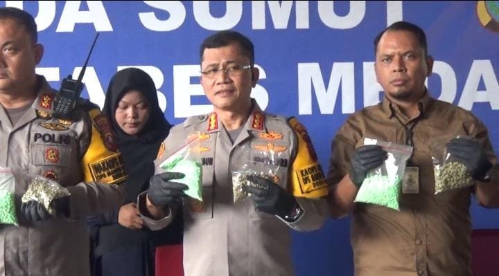 15.000 Butir Pil Ekstasi Gagal Beredar di Medan, Untuk Perayaan Malam Pergantian Tahun