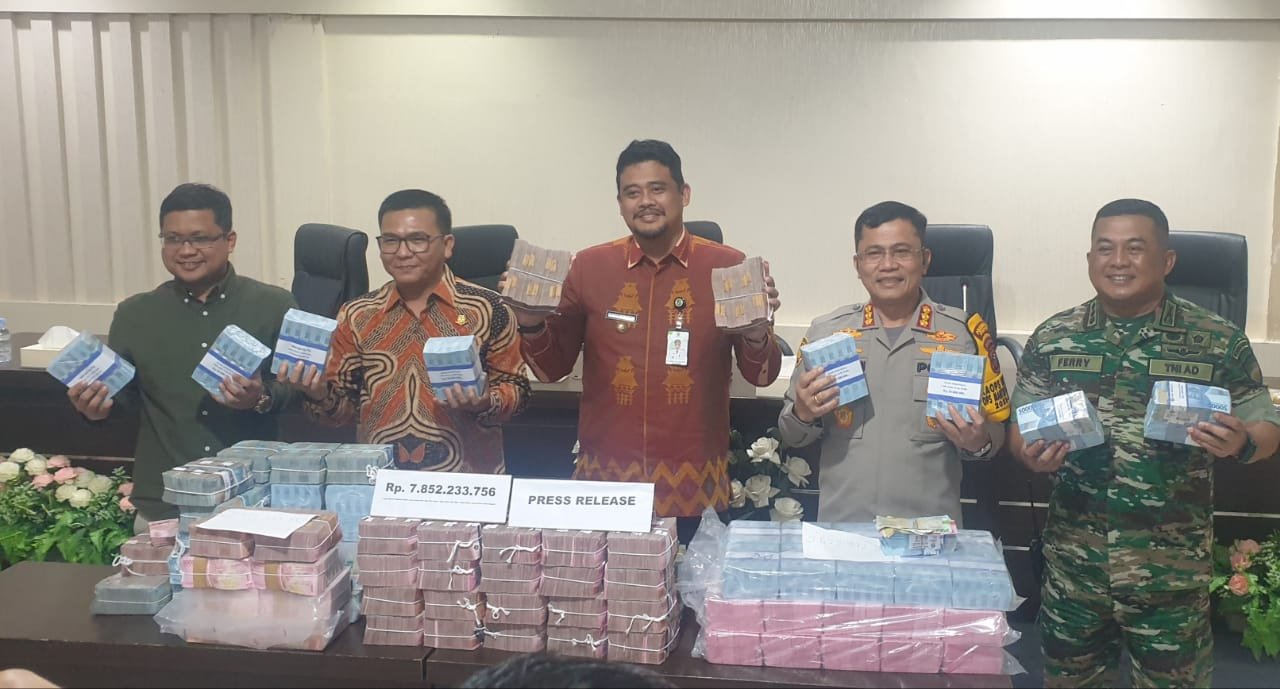 3 Rekanan Proyek Lampu Pocong, Kembalikan Uang Kerugian Negara Rp7,8 Miliar Lebih ke Kejari Medan
