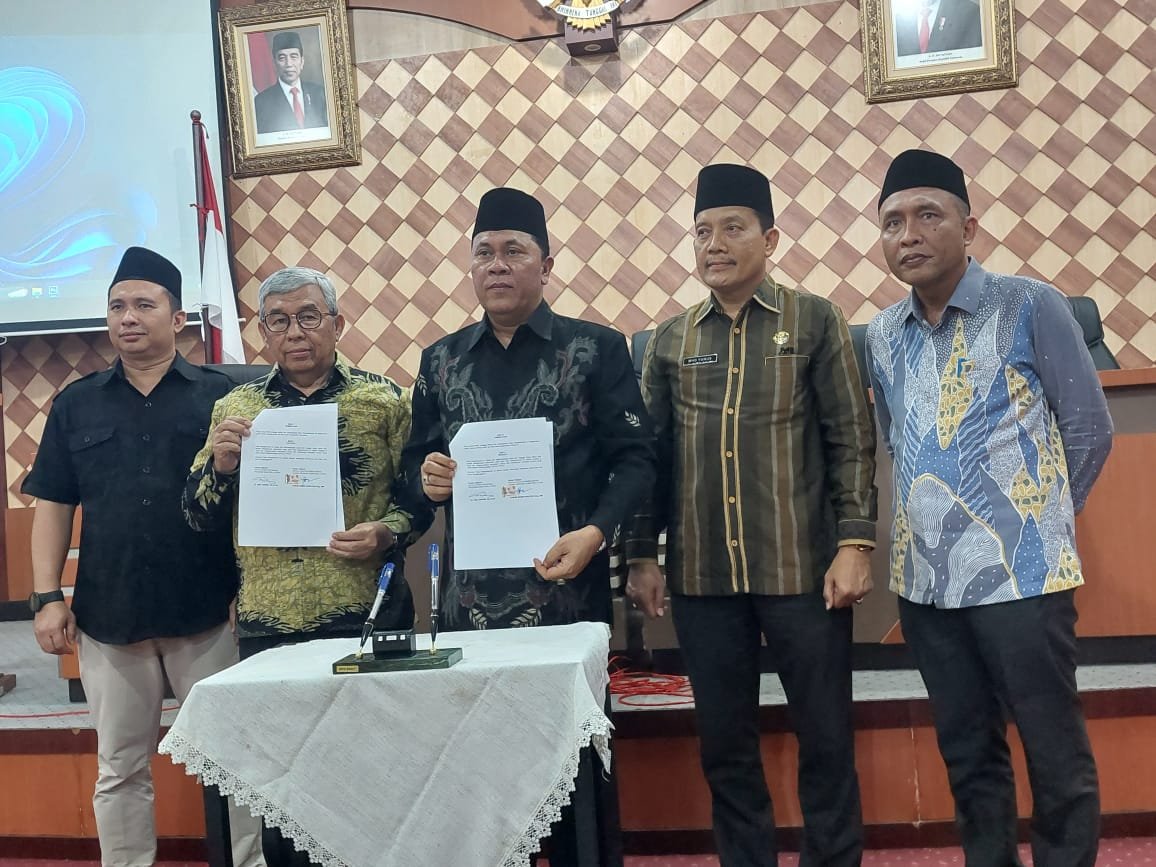 Kakanwil Kemenagsu Dan KIP Sumut Teken MoU