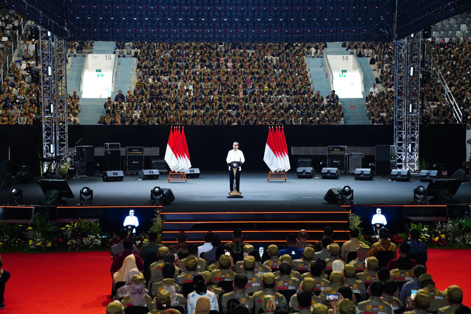 Panglima TNI Hadiri Rapat Konsolidasi Nasional Kesiapan Pemilu 2024 Pimpinan Presiden RI