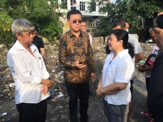 Ditinjau Ketua DPRD Medan, Warga Jalan Sebarau Tolak Pembangunan TPS Permanen