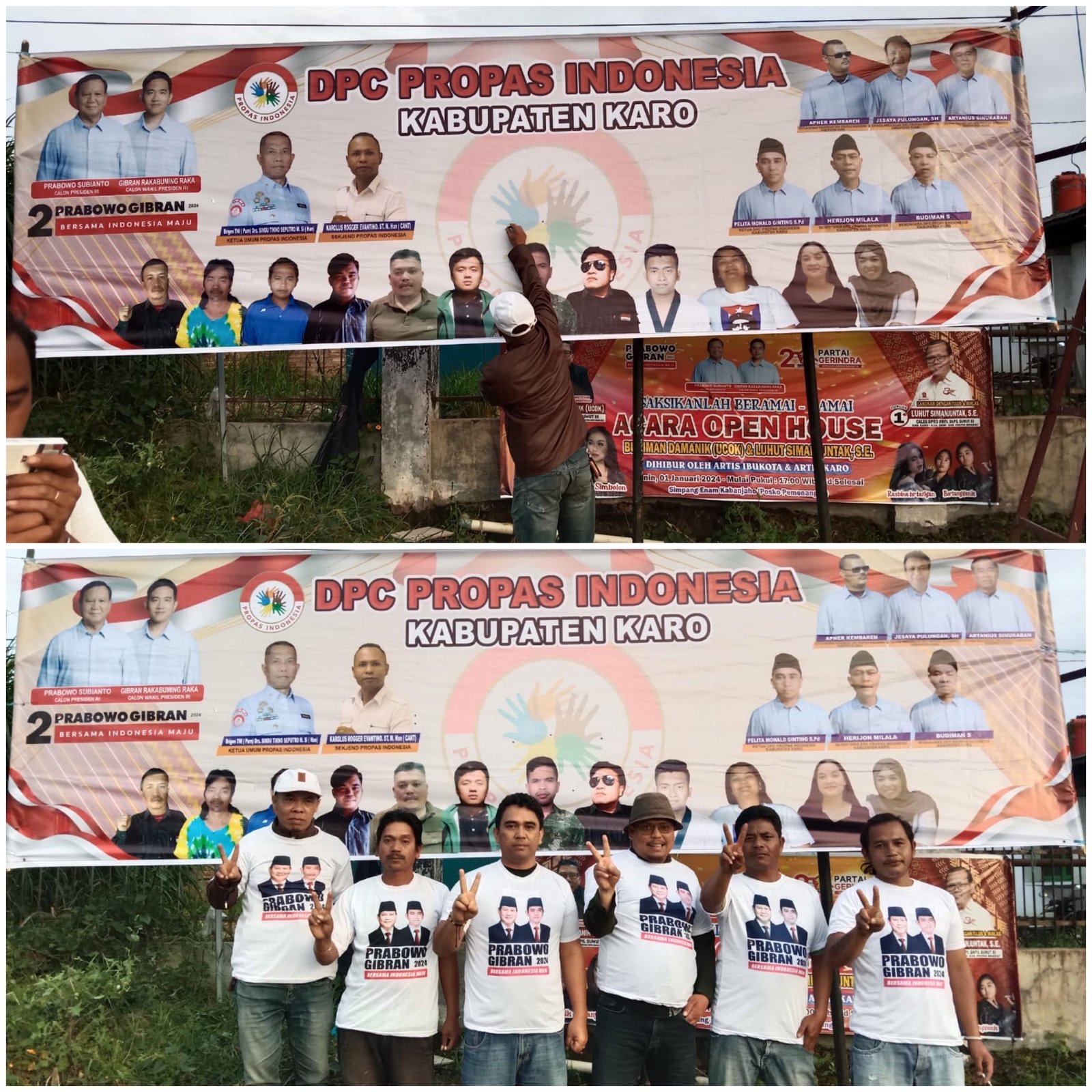 PROPAS (Pro Prabowo Subianto) Indonesia DPC Karo Siap Menangkan Prabowo – Gibran