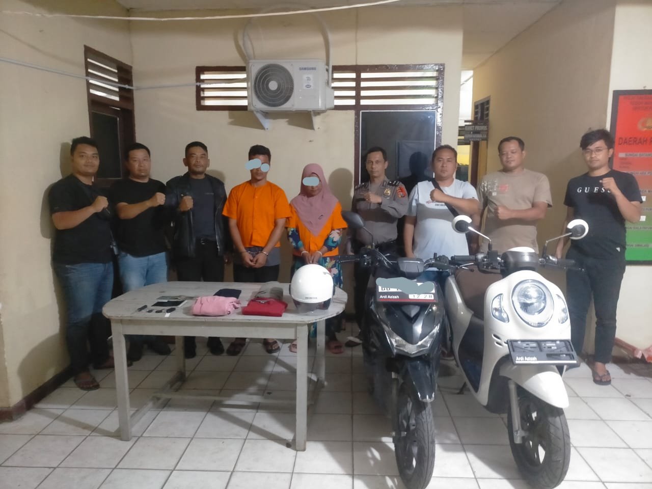 Tempo 2 X 24 Jam, Polsek Panyabungan Ringkus Pasutri Pelaku Curanmor