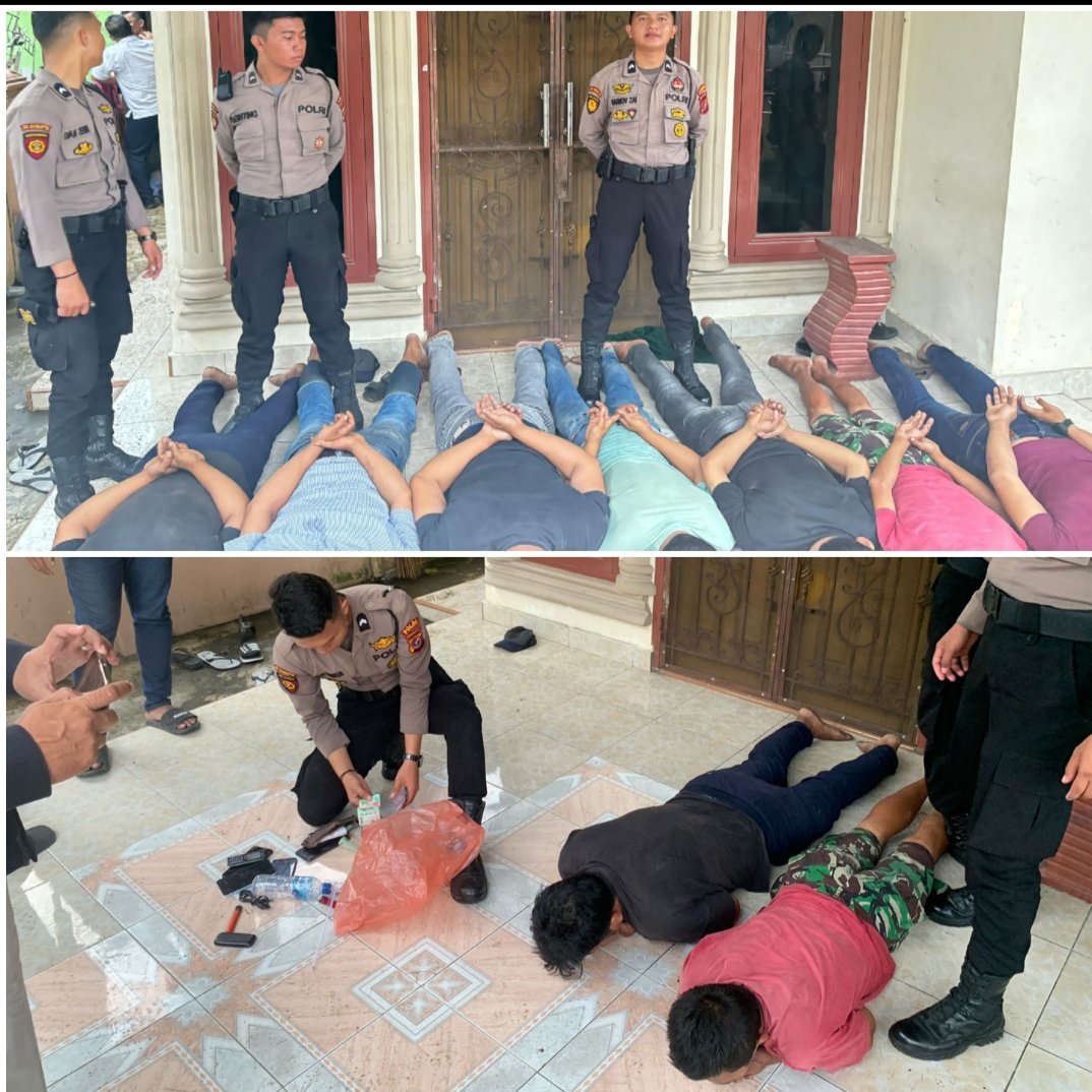 Poldasu Kembali Gerebek Kampung Narkoba di Sunggal dan Kutalimbaru, Amankan 11 Orang