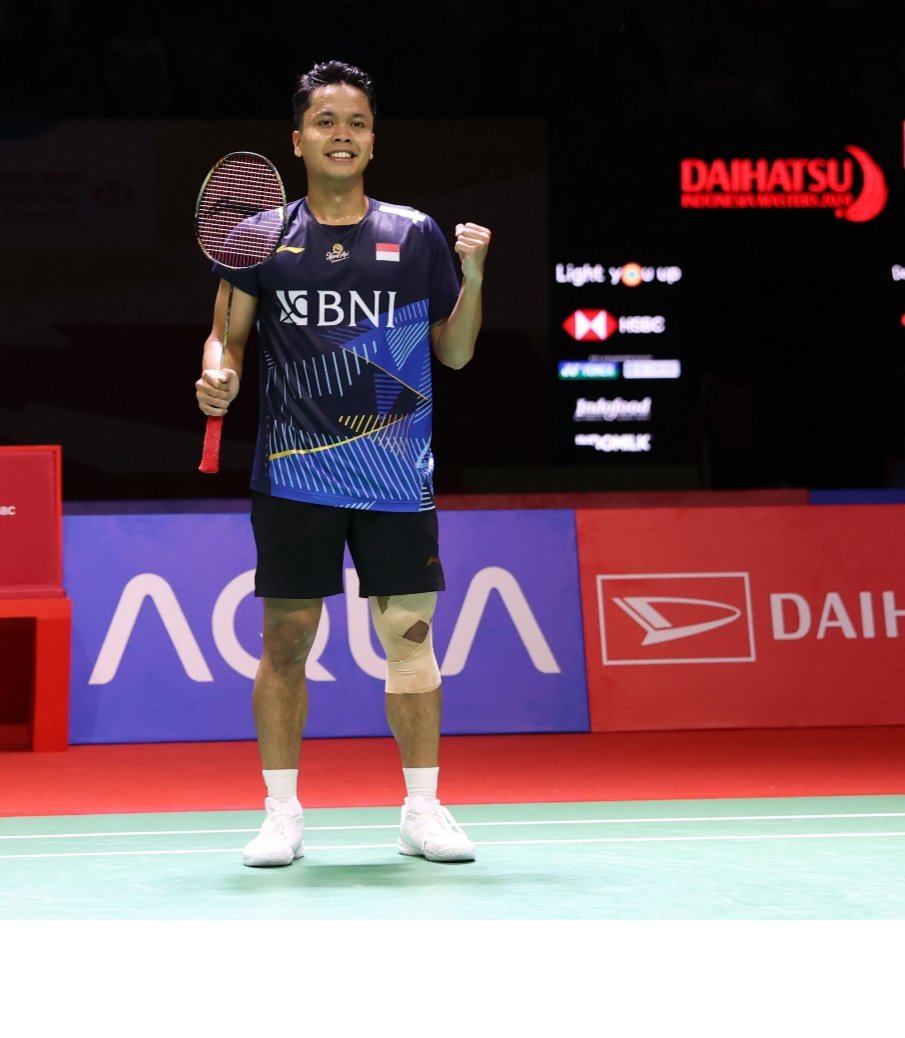 Daihatsu Indonesia Masters 2024, Ginting ke Semifinal