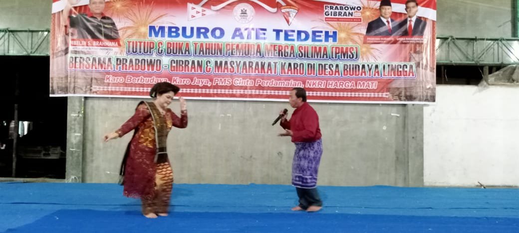 Pemuda Merga Silima Gelar Acara Mboru Ate Tedeh di Desa Lingga