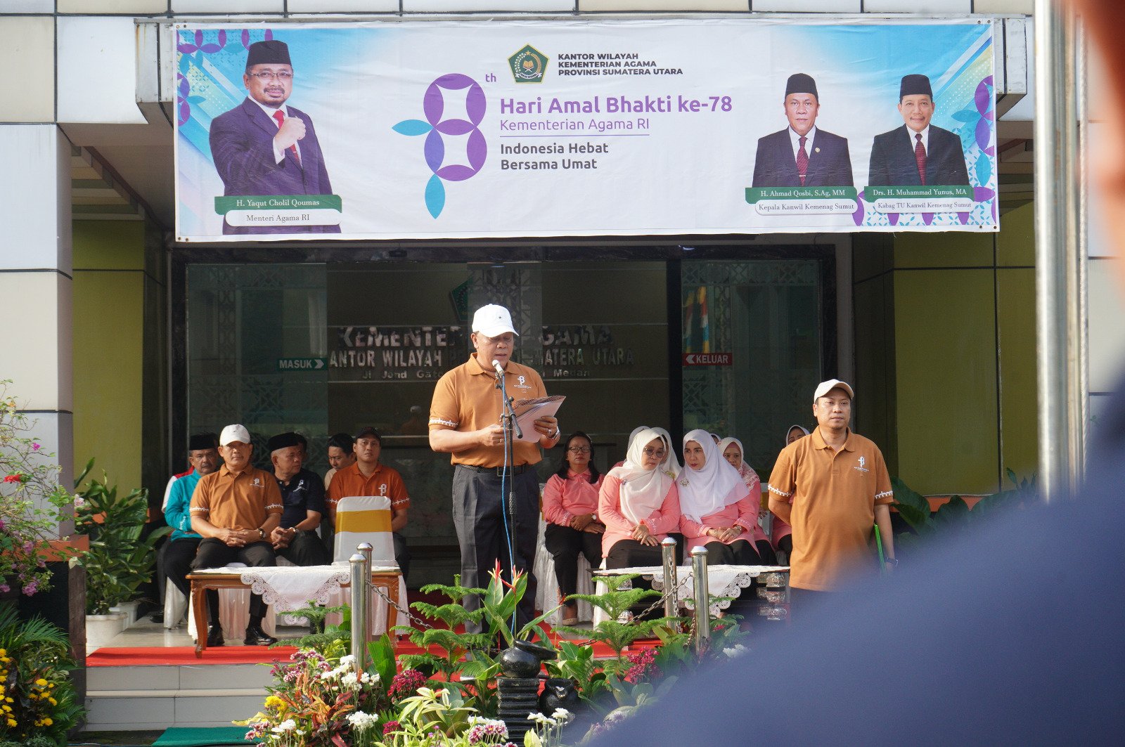 Peringati HAB ke-78, Kakanwil Kemenagsu: Jaga Harmoni Kehidupan Beragama