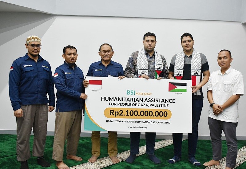 BSI Maslahat Salurkan Bantuan Kemanusiaan Tahap 3 Untuk Palestina