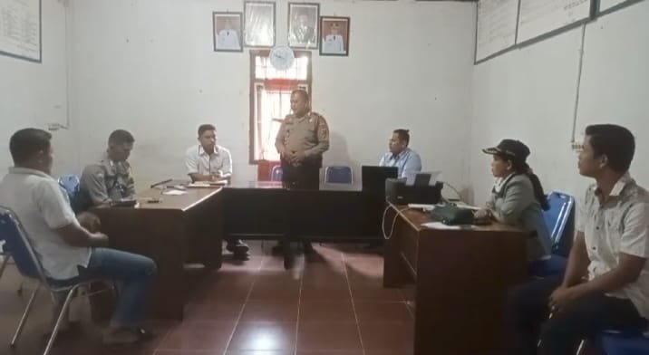 Kapolsek Pangururan Sosialisasi Anti Golput Menjelang Pemilu 2024