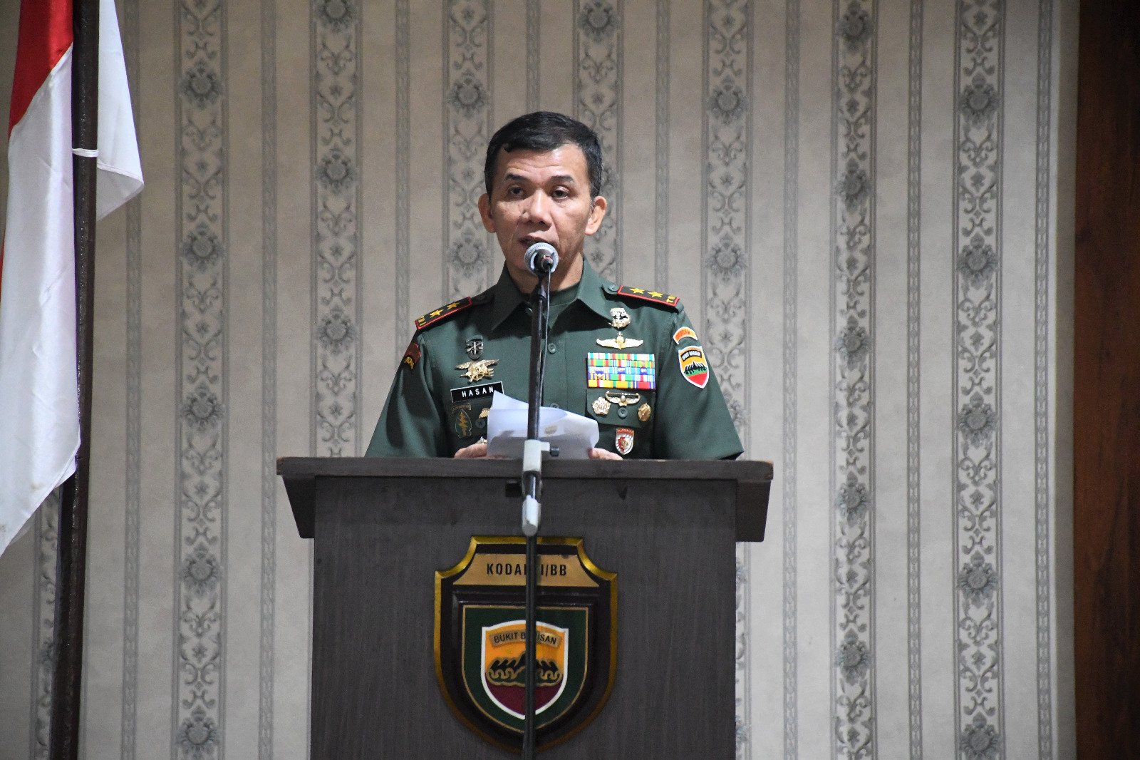 Pangdam I/BB Buka Sosialisasi Tata Cara Pengelolaan PNBP & Penatausahaan Pemanfaatan Aset BMN Tahun 2024