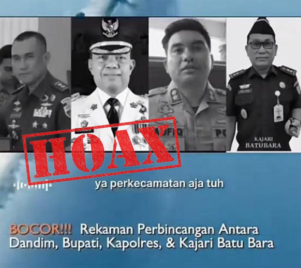 Postingan Medsos Kajari Batubara Komitmen Menangkan Salah Satu Capres, Hoax