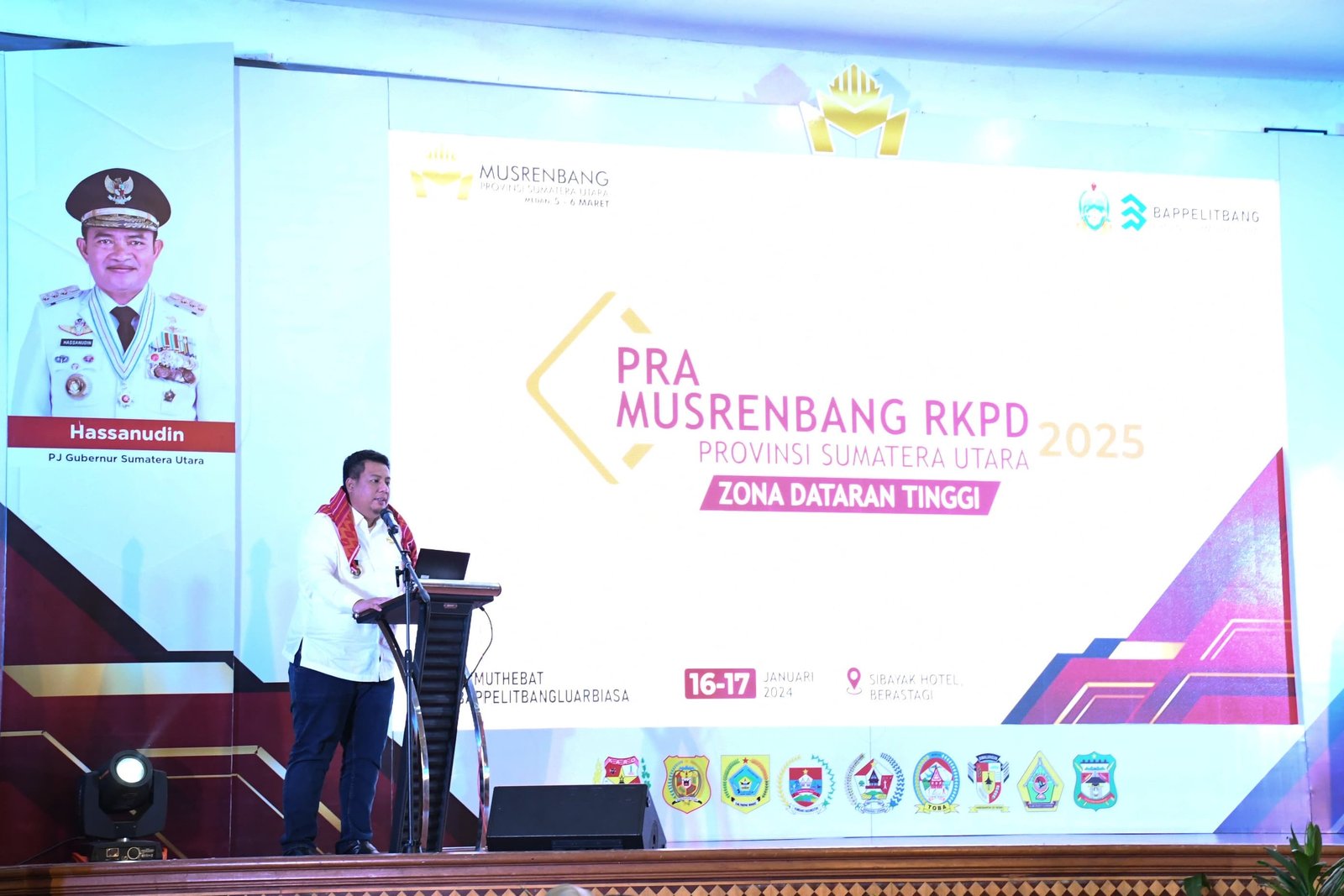 Hadiri Pra Musrenbang, Bupati Samosir Usulkan Penanganan Jalan Provinsi