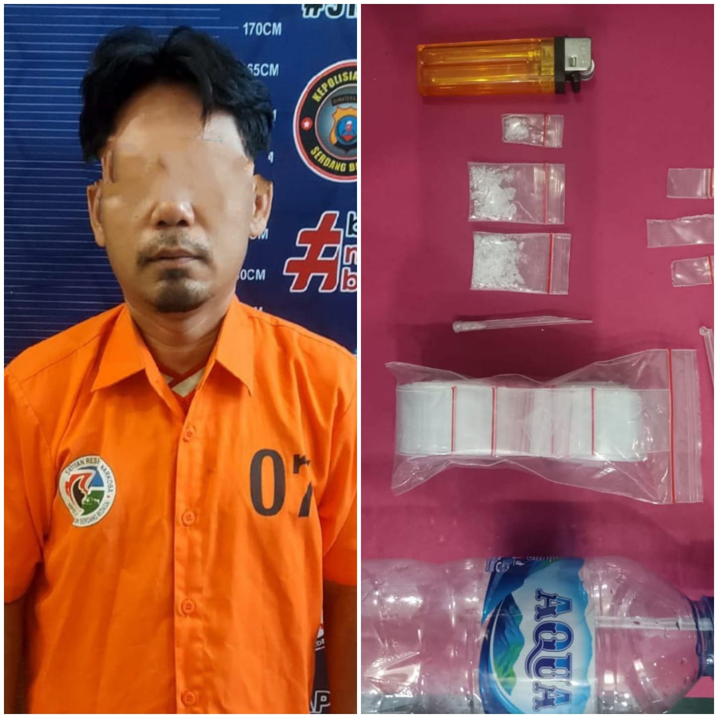 Gerak Cepat Atensi Dumas, Unit I Satres Narkoba Polres Sergai Amankan BD dari Sei Rejo