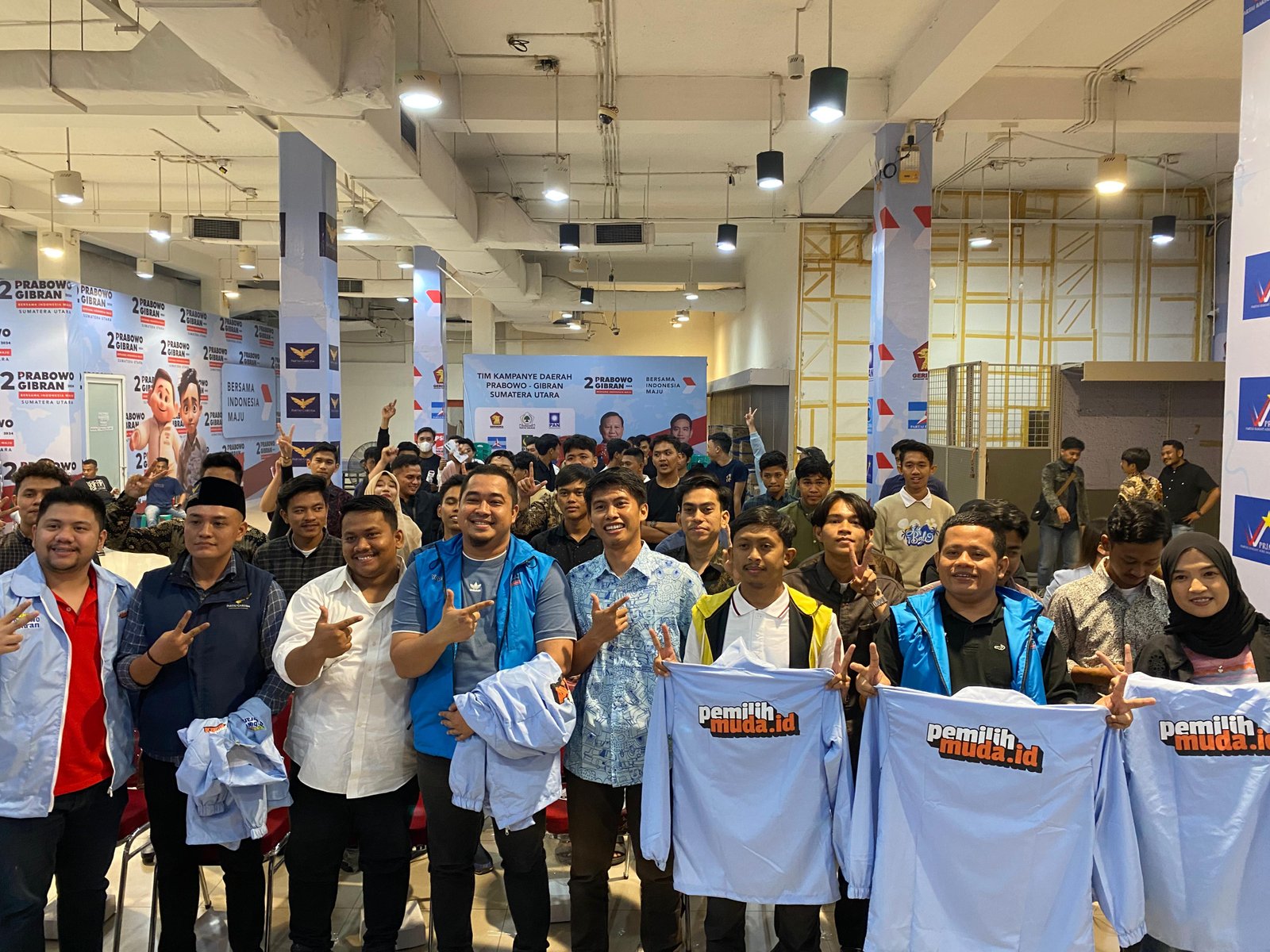 TKN Fanta Prabowo-Gibran Roadshow di Sumut, Jemput Suara Pemuda Demi Menang Satu Putaran