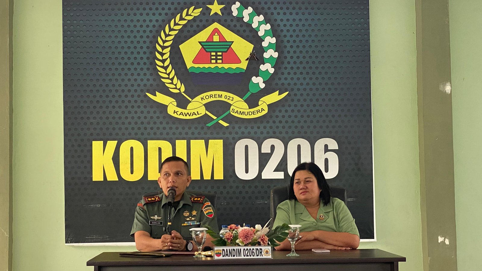 Kodim 0206/Dairi Gelar Jam Komandan Awal Tahun