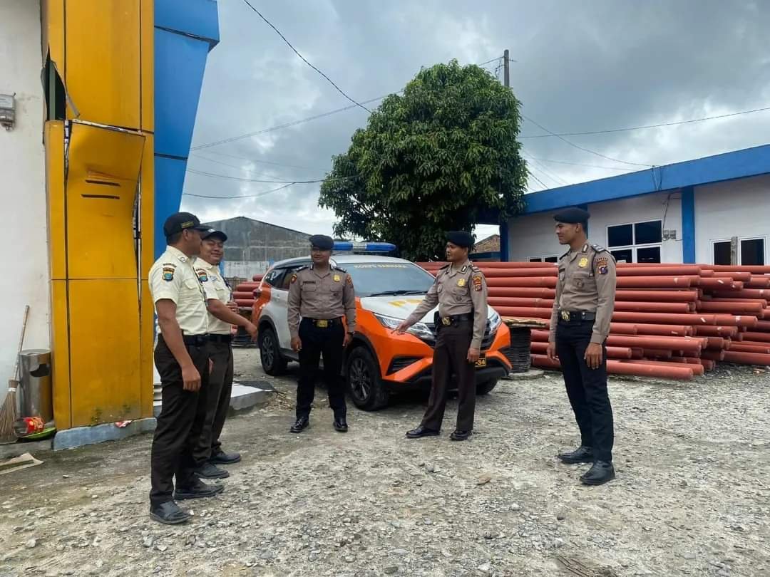 Sat Pam Obvit Polres Tanah Karo, Tingkatkan Patroli Sambang ke Objek Vital di Kabanjahe