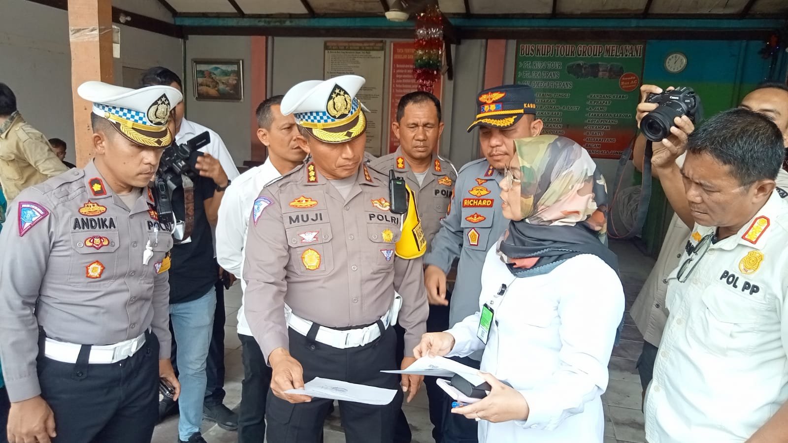 Sidak ke Pool Bus, Ditlantas Polda Sumut Dorong Pemko Medan Tindak Tempat Penyimpanan Kendaraan tak Berizin