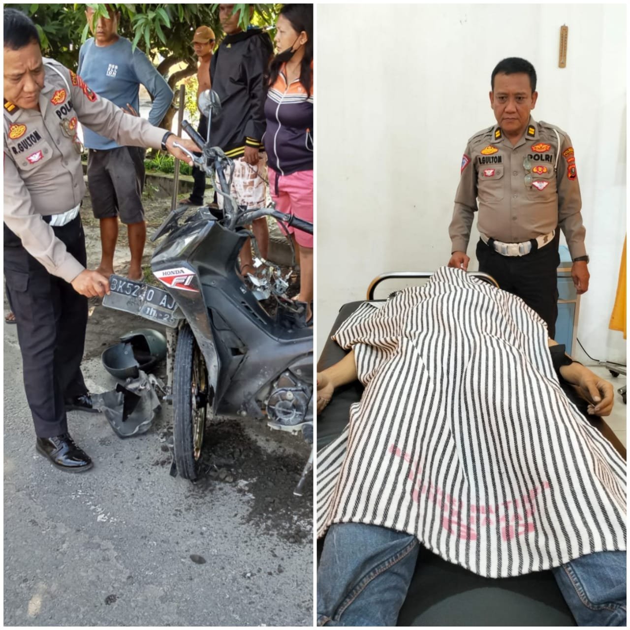 Tabrak Pantat Tronton, Yusman Halawa Tewas