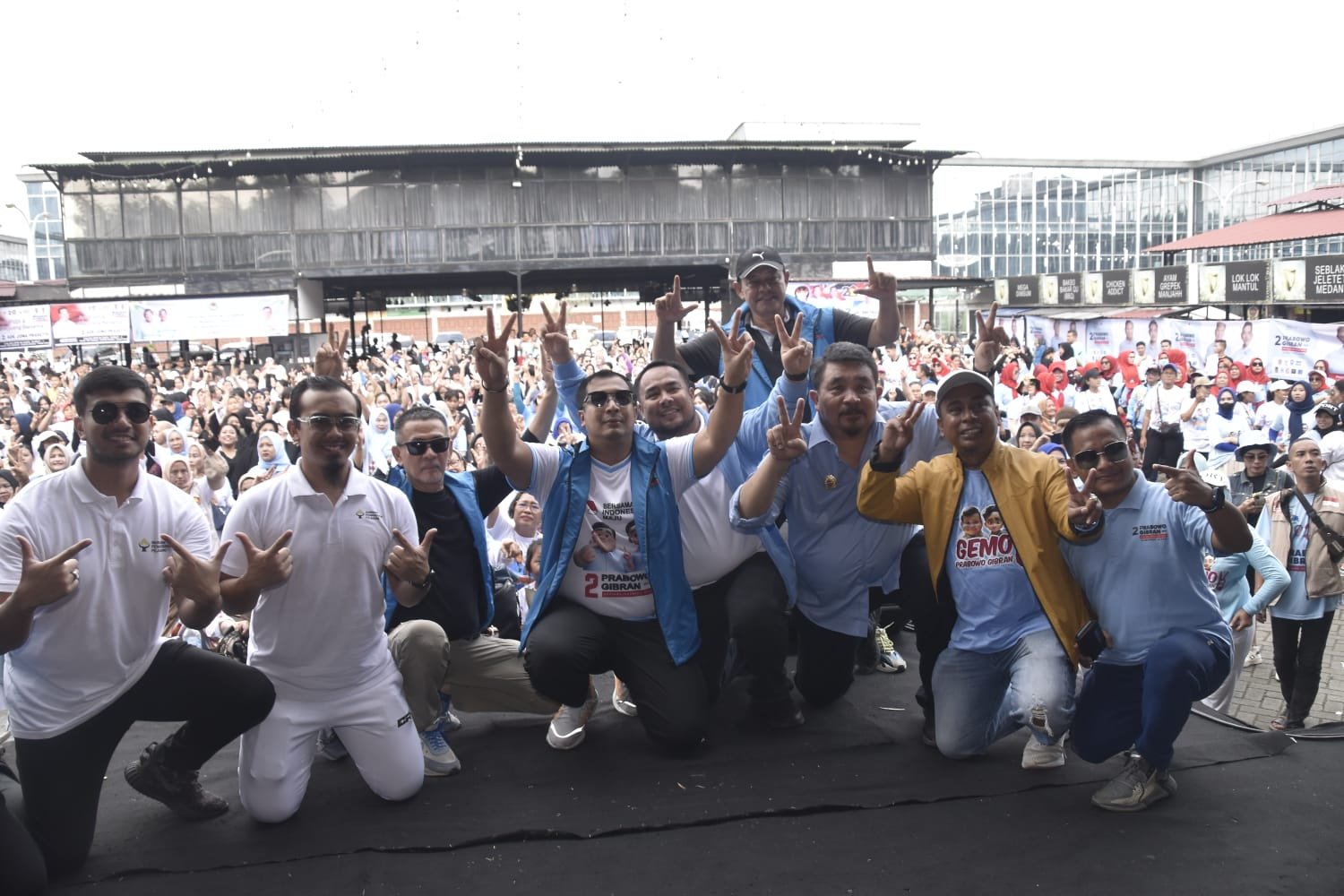 Ribuan Warga Medan Antusias Ikut Senam Gemoy TKD Sumut