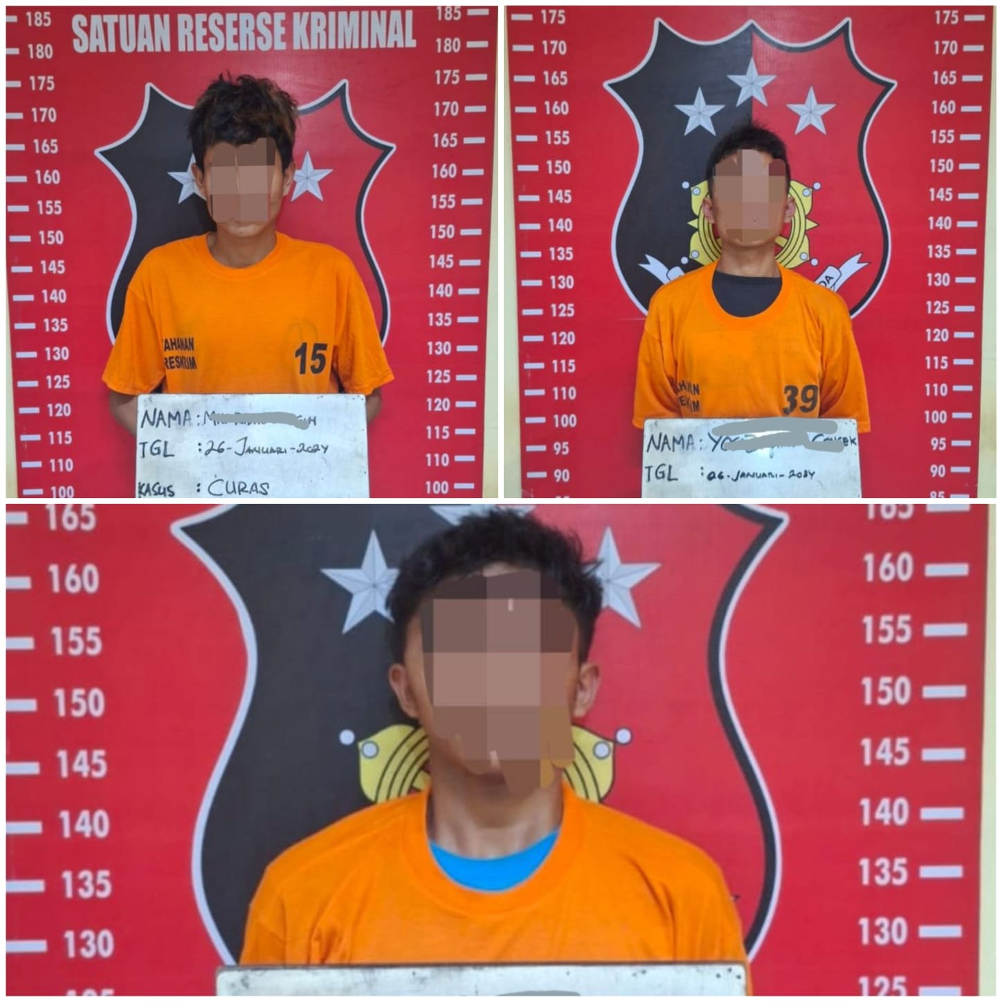 Trio Pelaku Curas Diciduk Polresta Deli Serdang, 1 Diburu