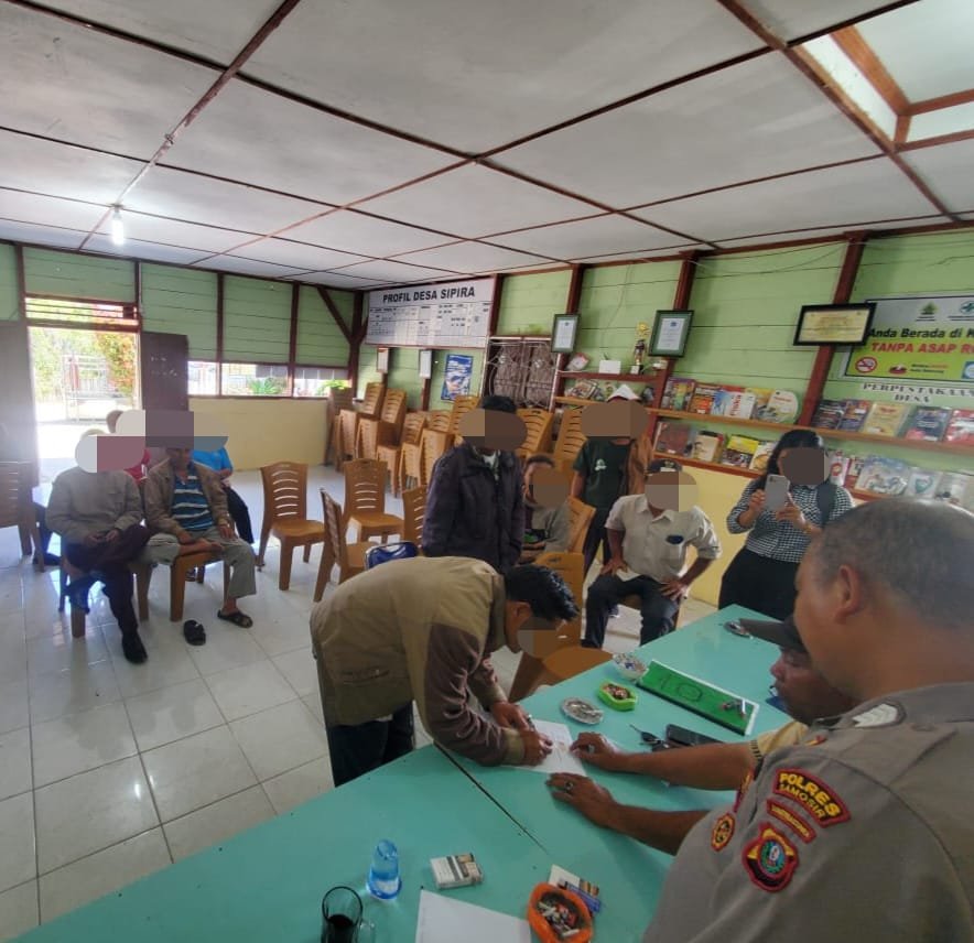 Polres Samosir Mediasi Hubungan Keluarga Terkait Dugaan Penganiayaan