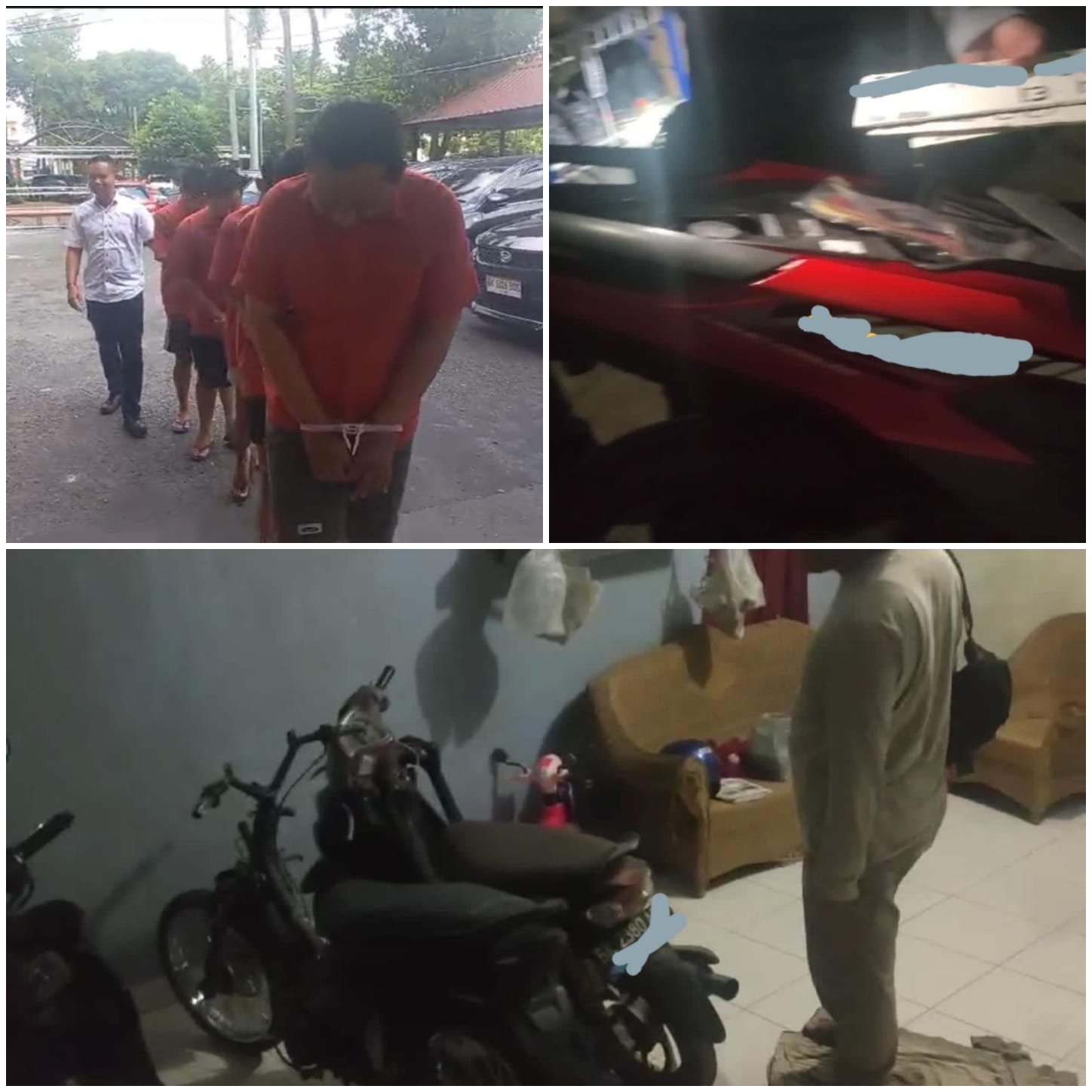 Polda Sumut Ungkap Sindikat Curanmor dan STNK Palsu, 5 Pelaku Ditangkap