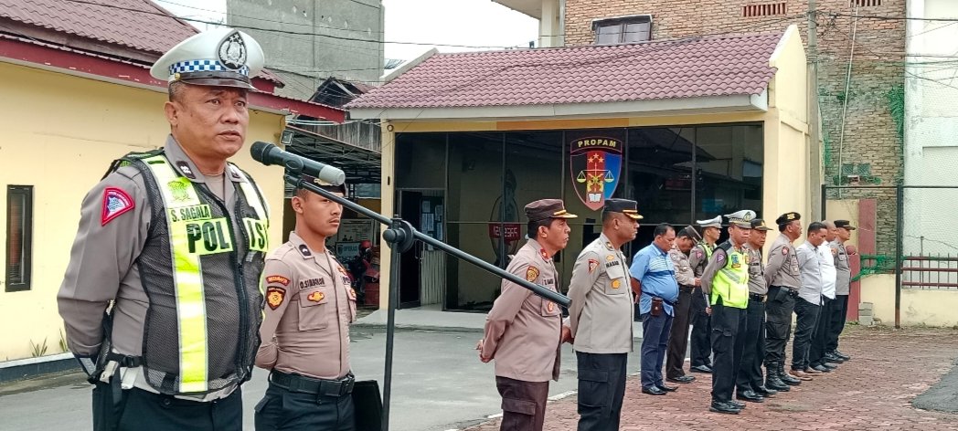 Aiptu Surung Sagala Semangati Polres Samosir
