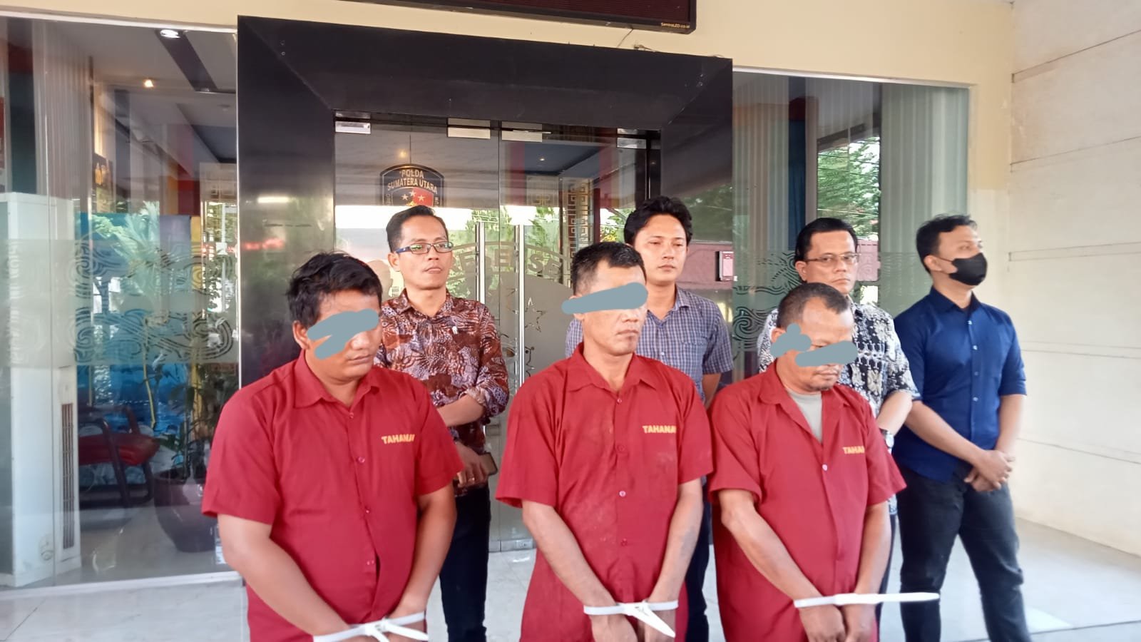 Polda Sumut Tangkap Tiga Penganiaya dan Pembakar Mobil Wartawan