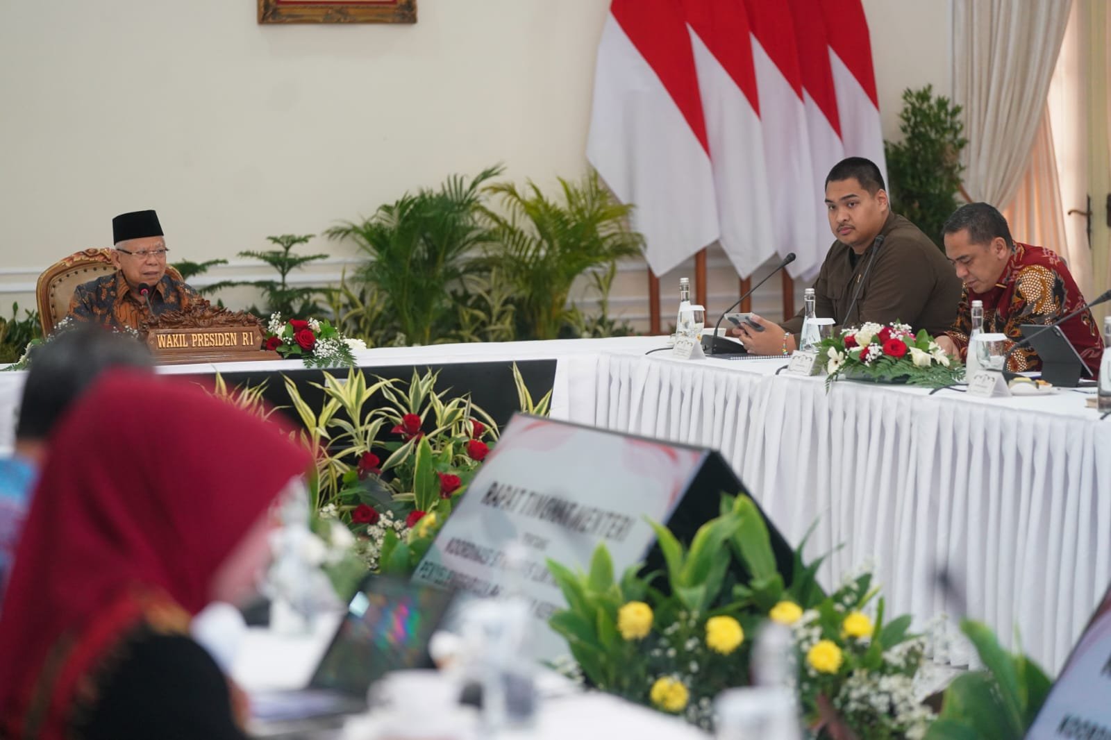 Rapat dengan Wapres RI, Menpora Dito Laporkan Koordinasi Lintas Sektoral Penyelenggaraan Pelayanan Kepemudaan