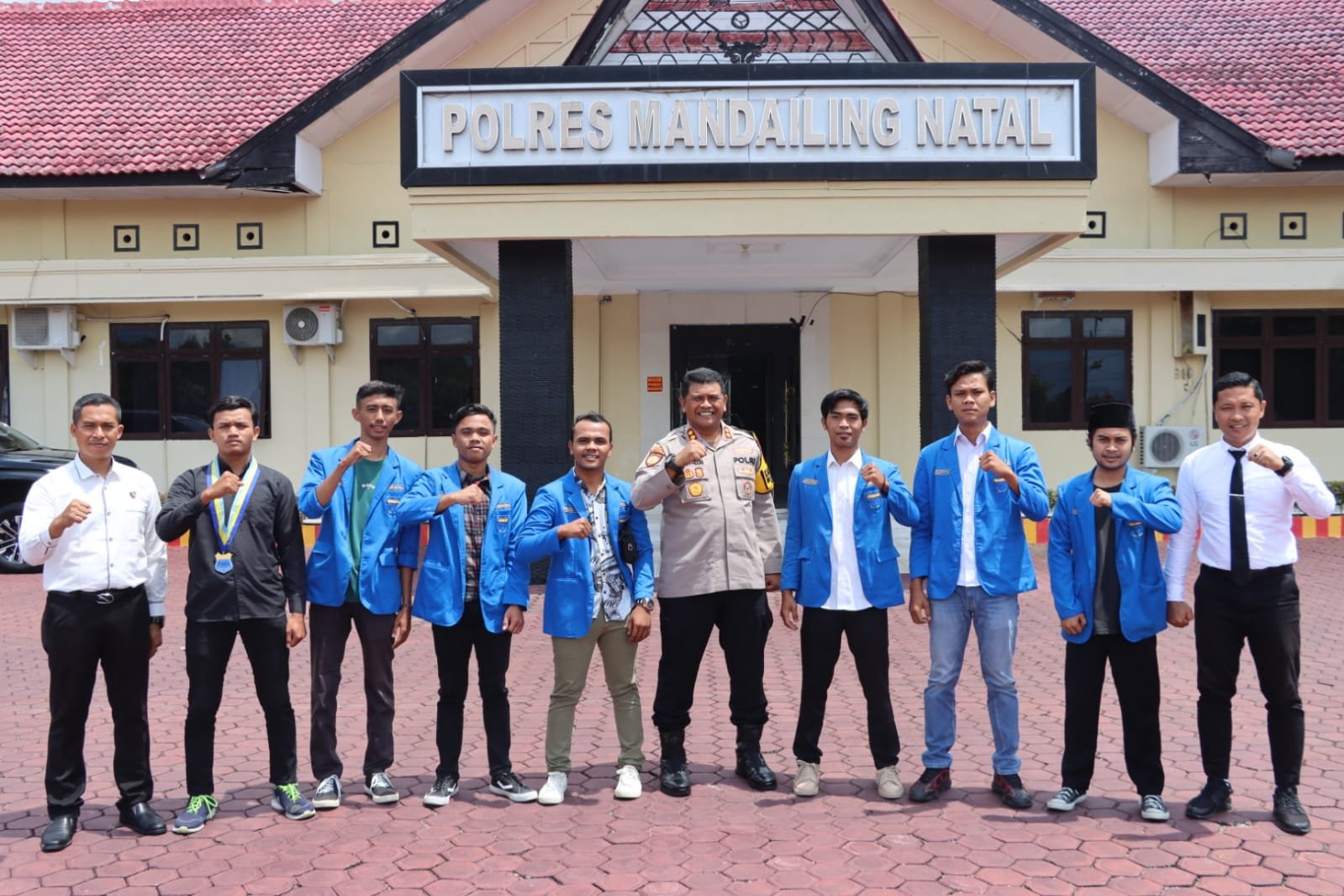 Kapolres Madina Terima Audensi PMII Kolaborasi Menuju Pemilu Damai 2024