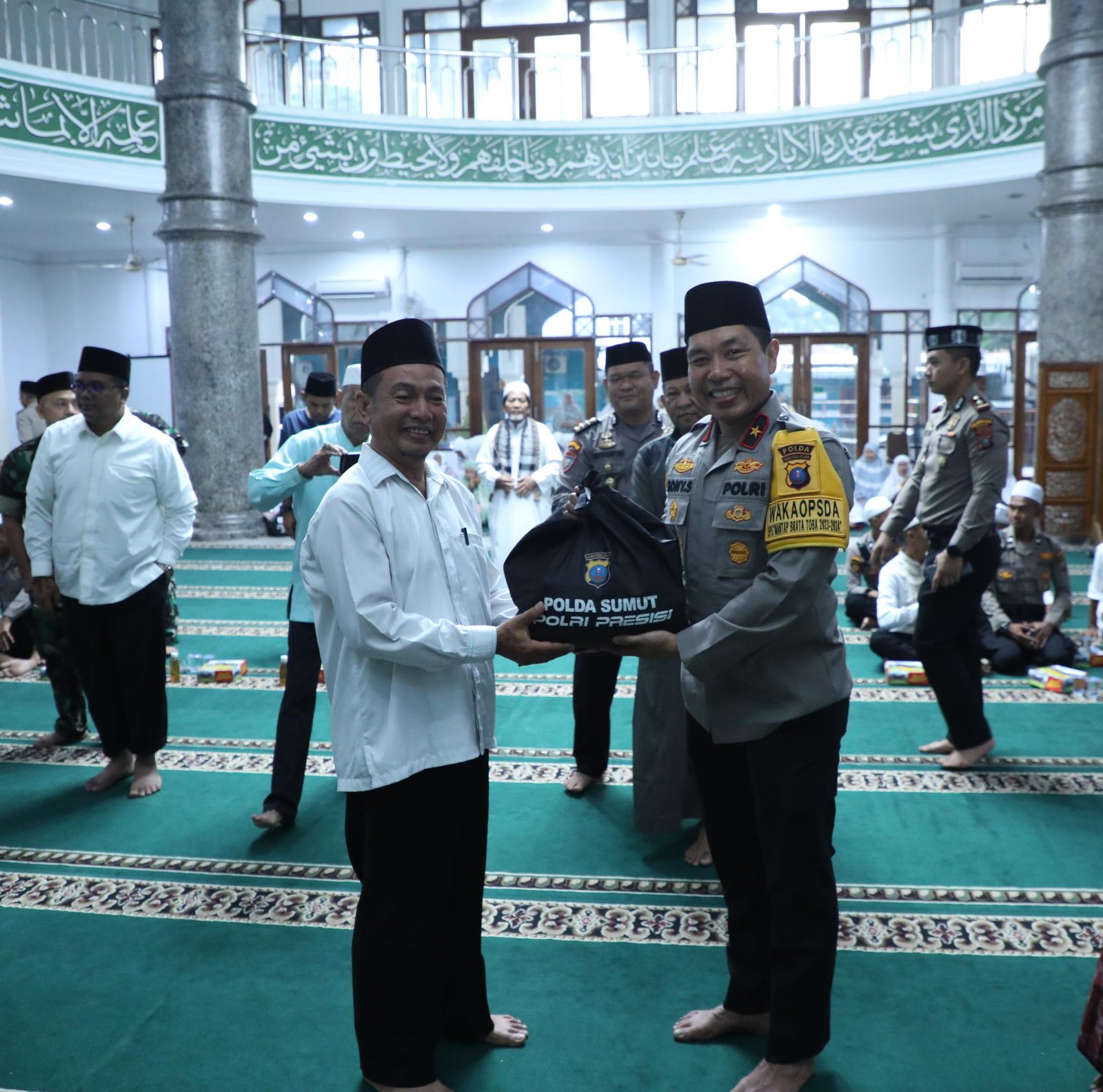 Subuh Keliling, Wakapolda Sumut Ajak Masyarakat Datang ke TPS