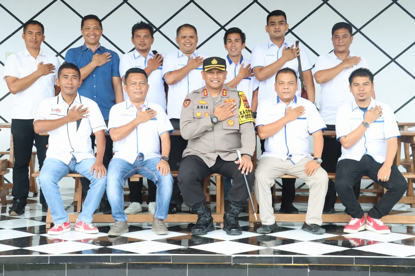 Sambut Hangat Silaturrahmi PWI, Kapolres Madina: Peran Media Sangat Dibutuhkan