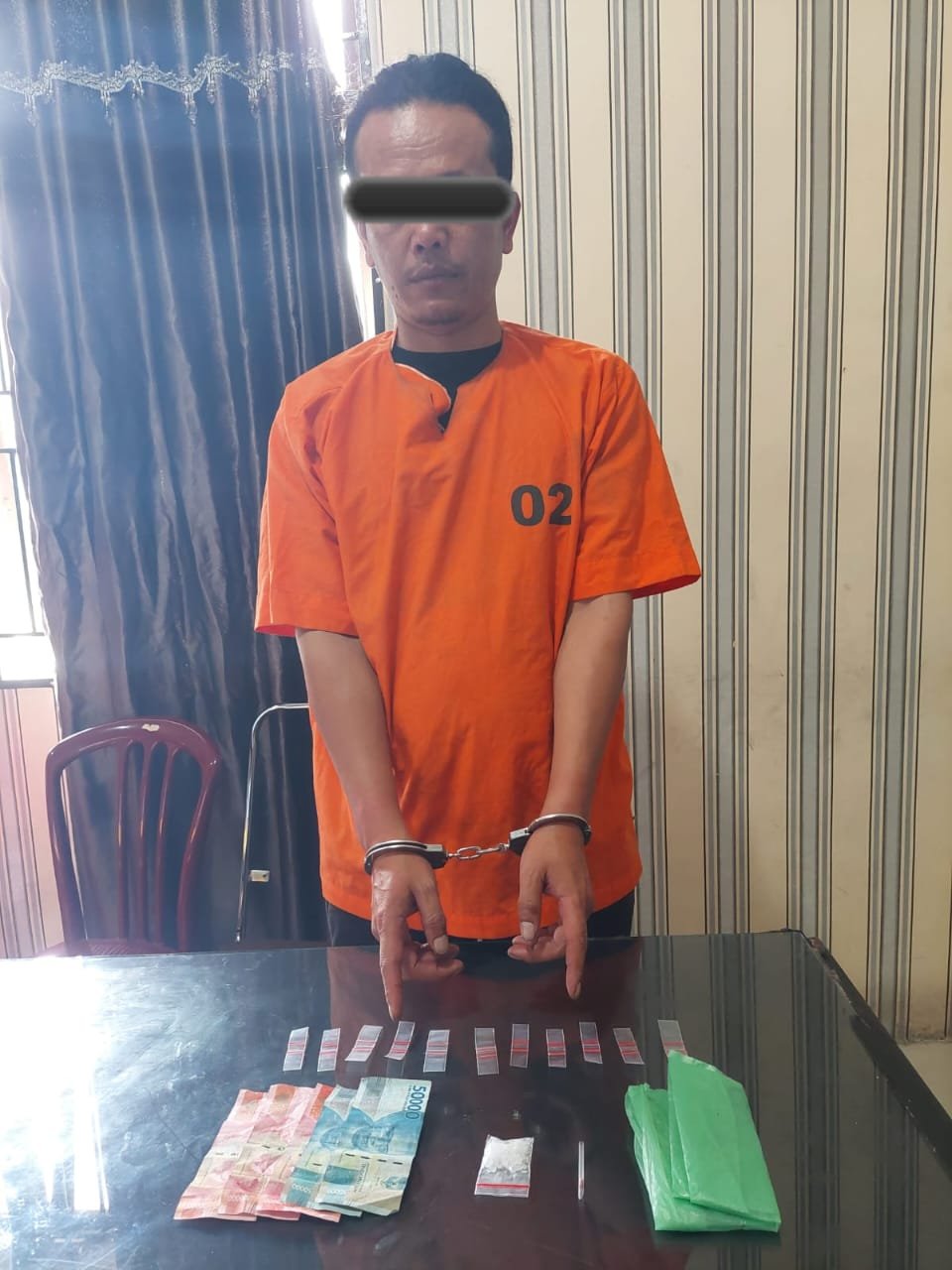 Sat Narkoba Polres Tanah Karo Amankan Pengedar Sabu