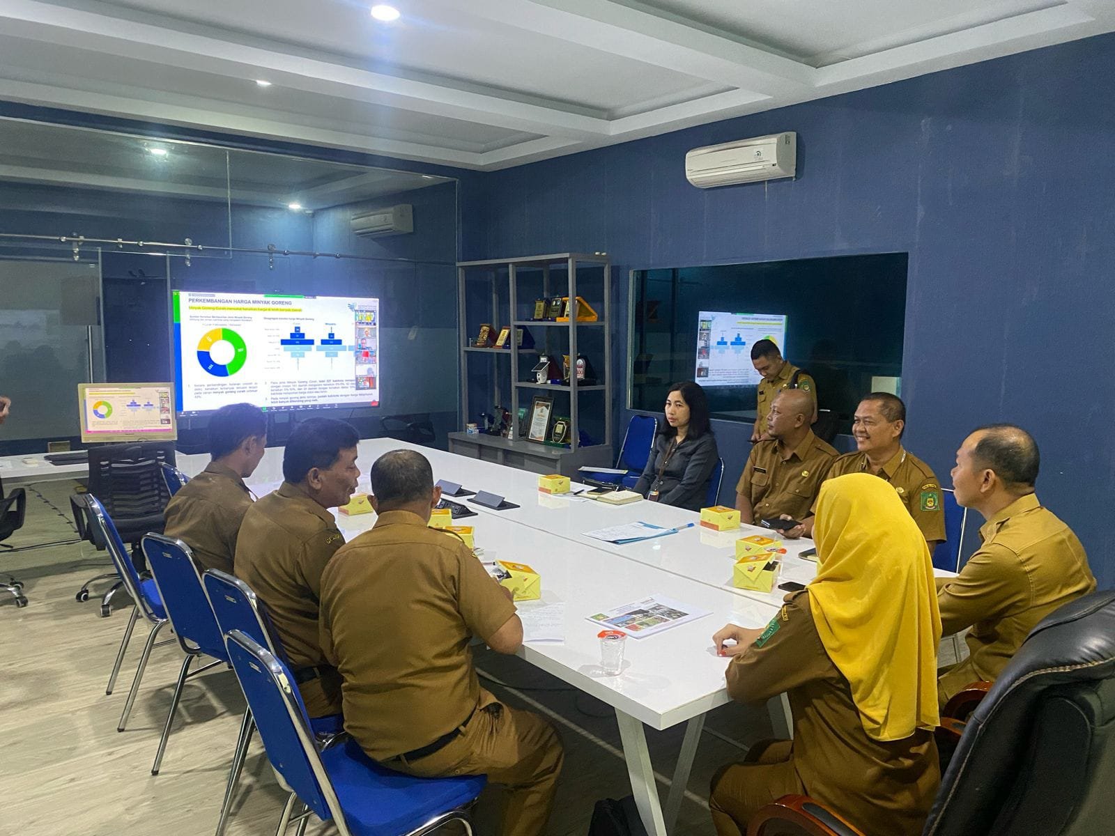 Rakor TPID, Sekda Langkat Ikuti Zoom Meeting dengan Mendagri