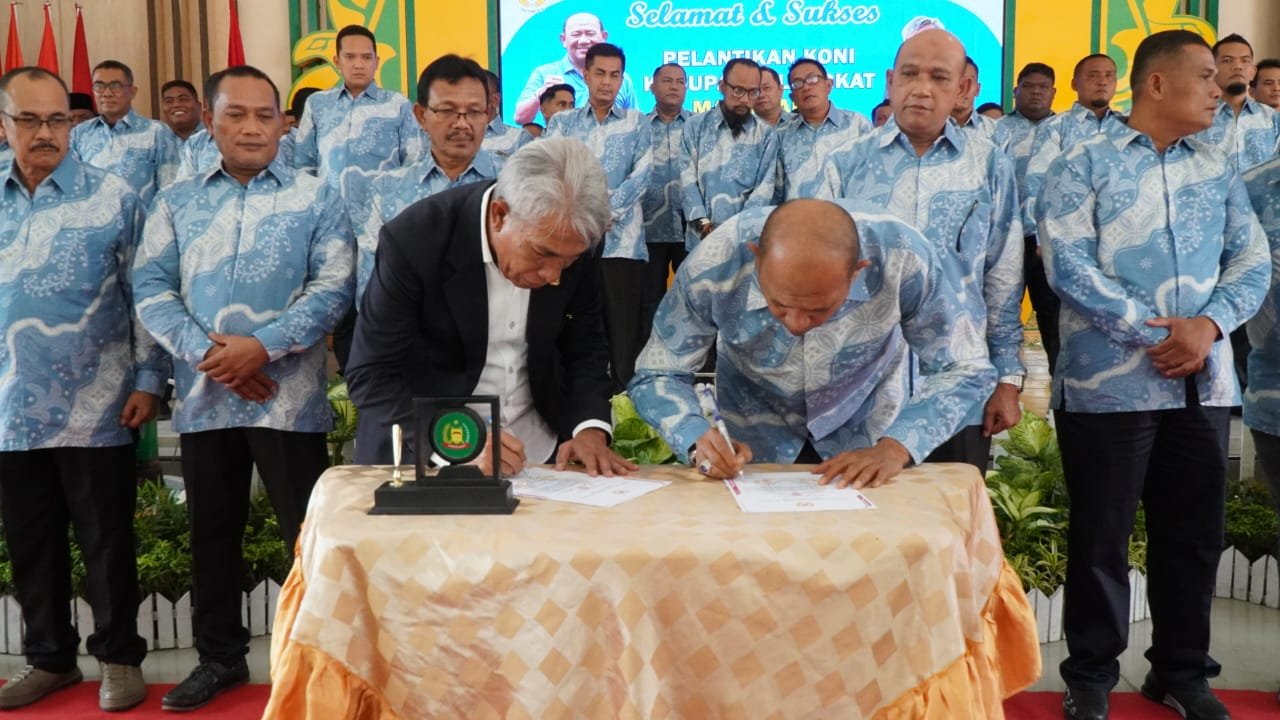 Dilantik Menjadi Ketua Umum KONI, Syah Afandin Jamin Masa Depan Atlet Langkat