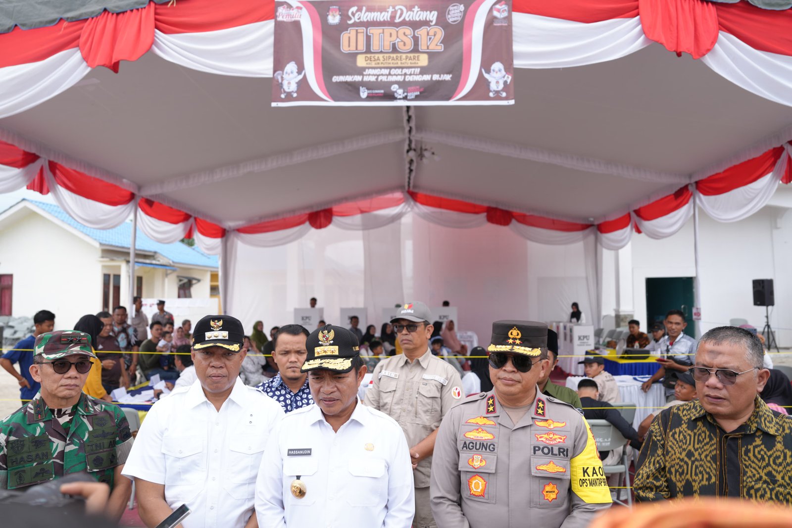 Pangdam I/BB Bersama Forkopimda Sumut Tinjau TPS Pemilu 2024 di Sejumlah Daerah