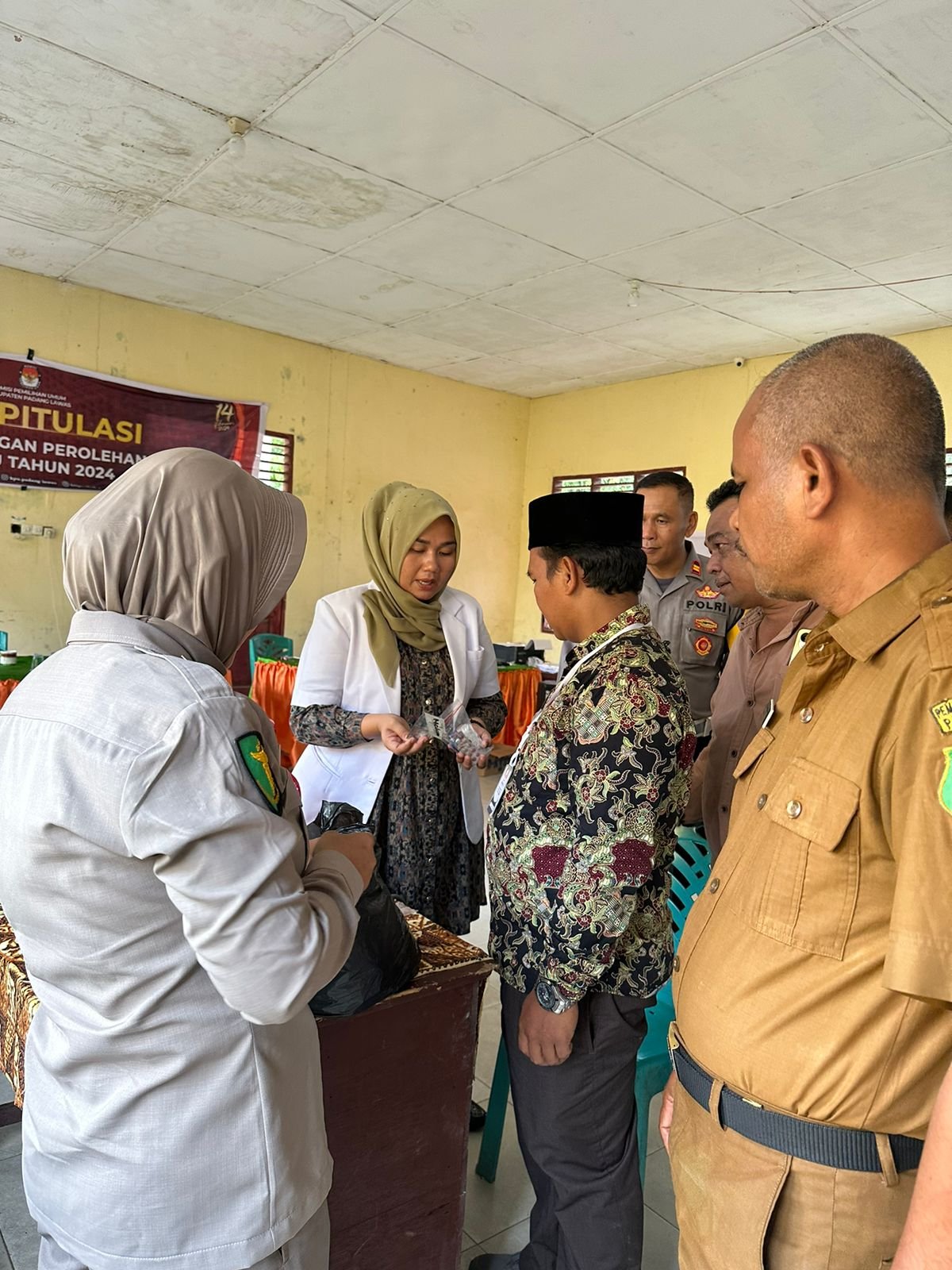 Sidokkes Palas Periksa Kesehatan Personil PAM, di PPK Barumun Baru