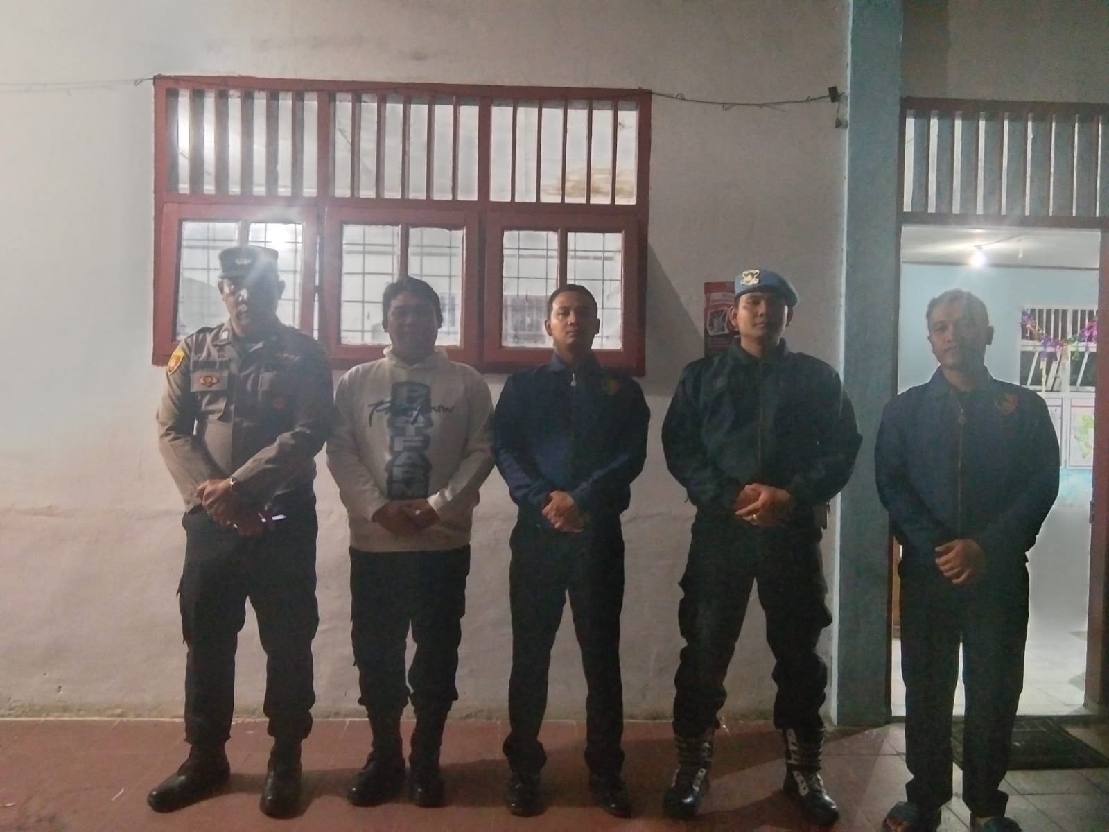 Polres Samosir Patroli Blue Light, Lokasi Objek Vital Pemilu 2024