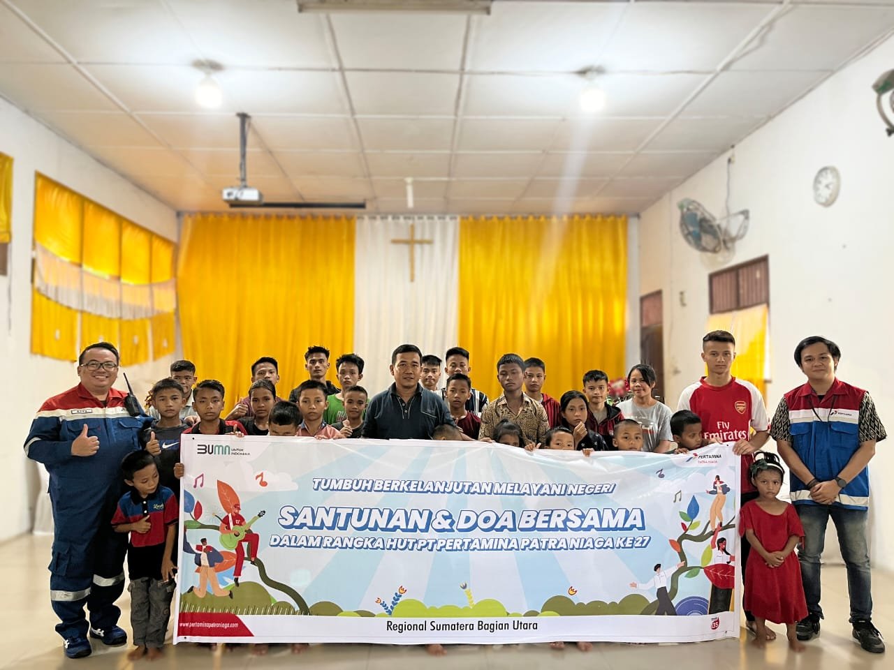 Menyambut HUT ke-27, Pertamina Patra Niaga Berbagi Kebahagiaan Kepada Ratusan Anak Yatim Piatu