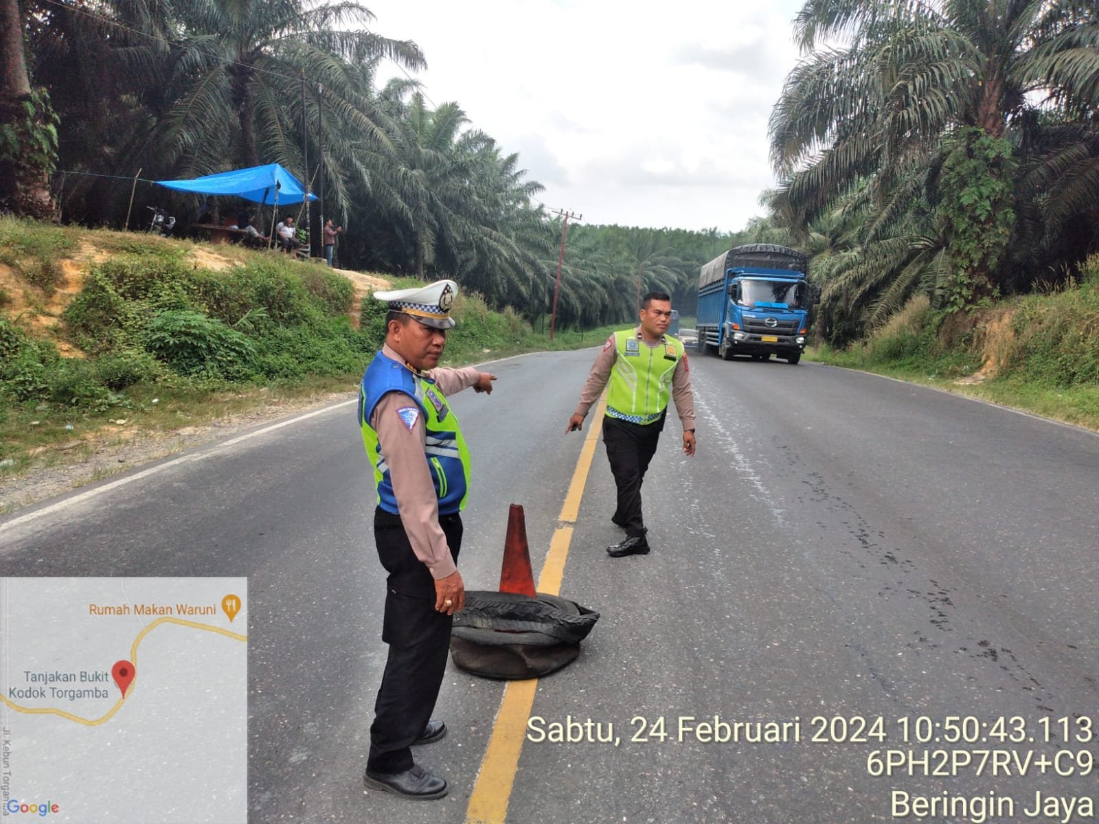 Ditlantas Polda Sumut Survey Kesiapan Angkutan Lebaran 2024 di Labusel