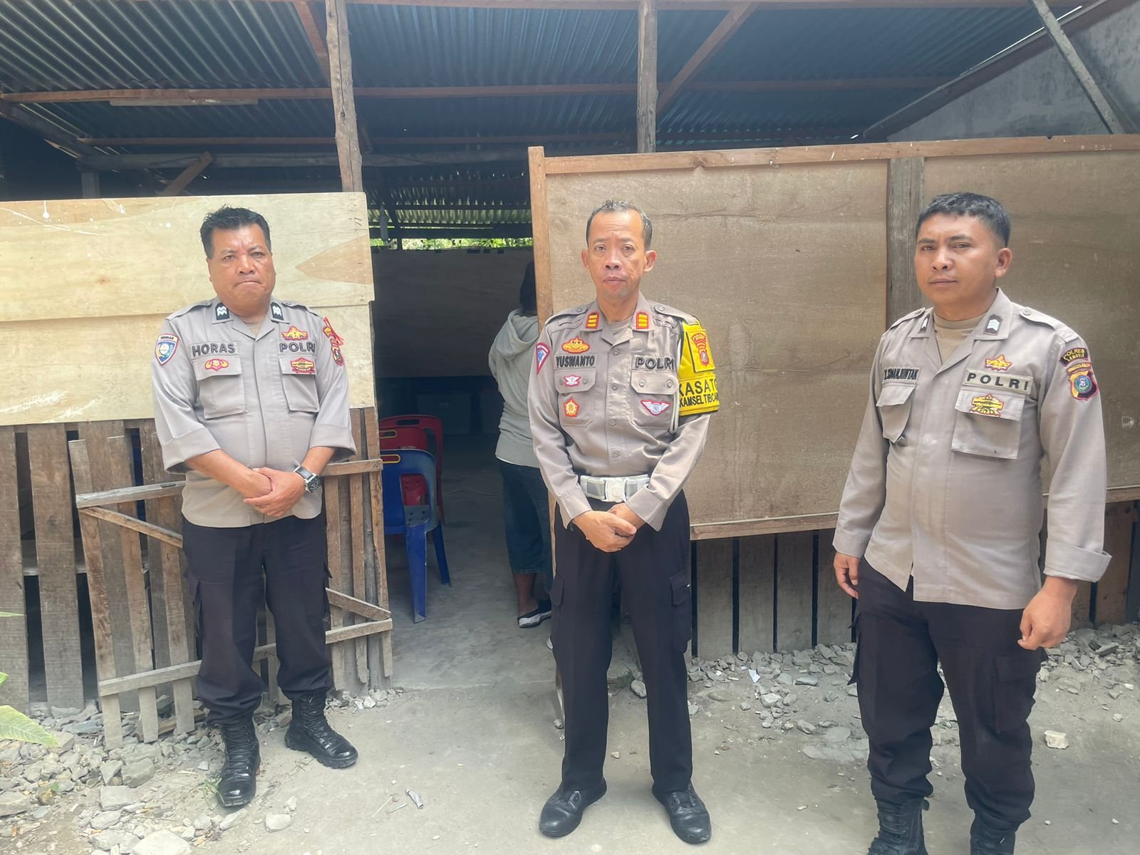 Polres Samosir Lakukan Pengamanan PPK Pemilu 2024