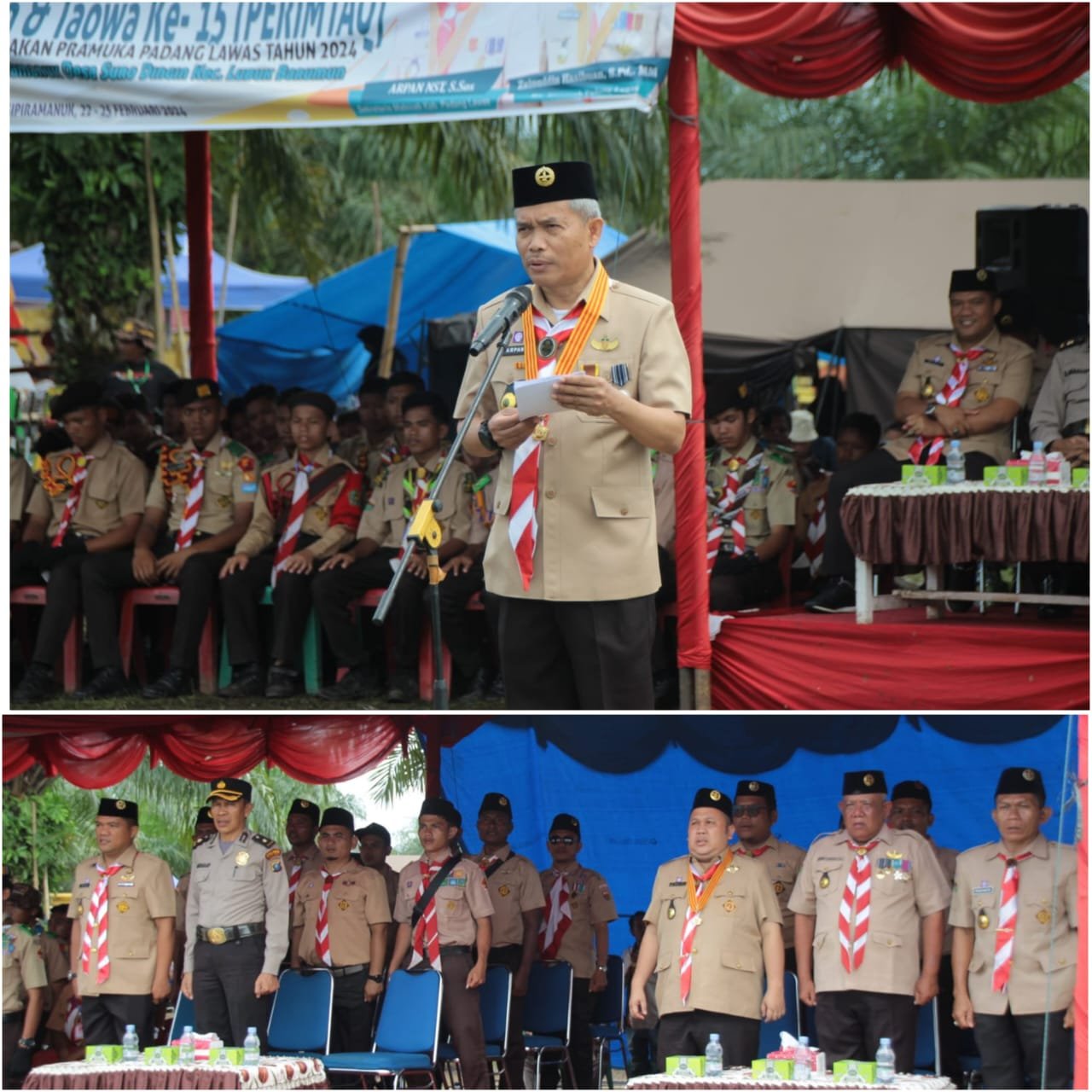 Sekda Tutup Perimtaq Ke-15 Kwarcab Palas