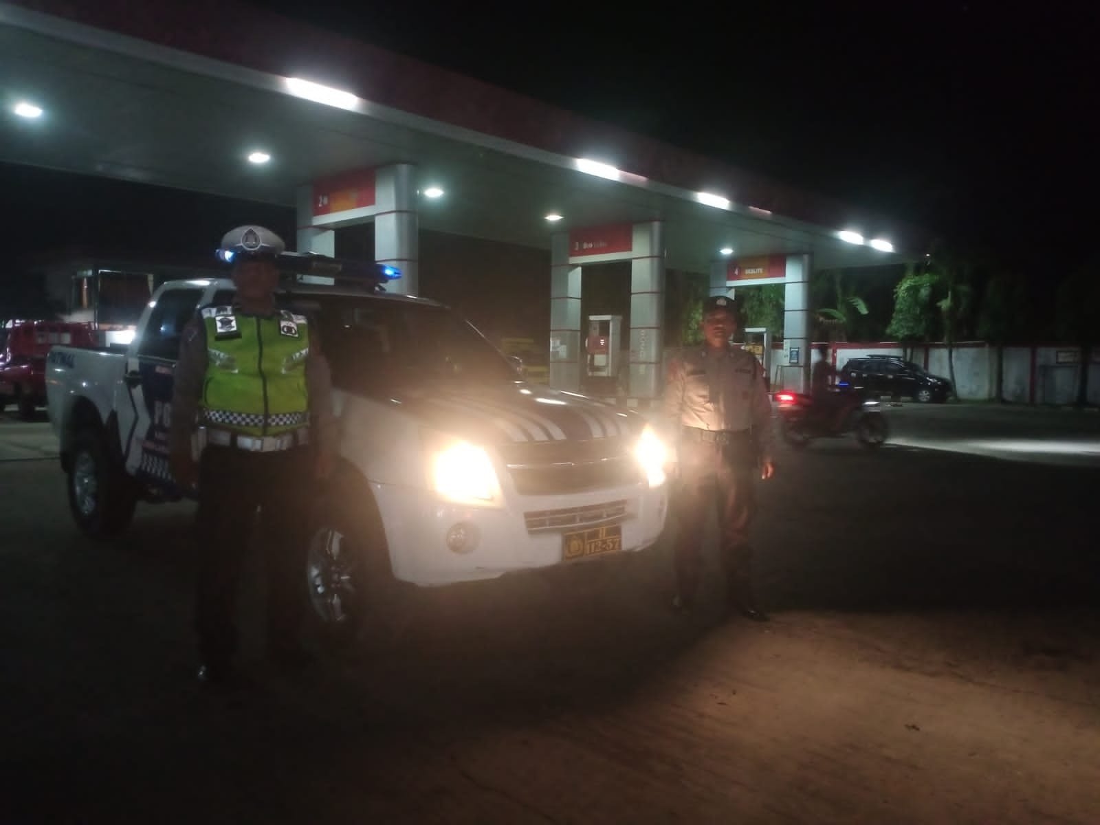 Polres Labusel Patroli Cegah Kejahatan Malam