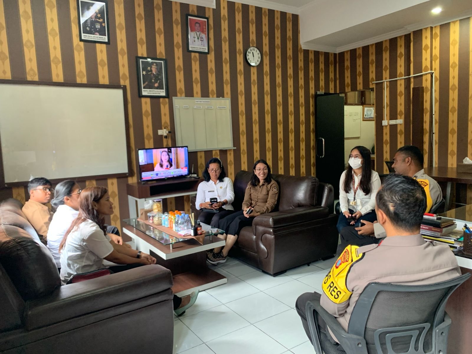 Kapolres Samosir Terima Audensi, Rencana Ultra Trail Run TOTK Pemkab Samosir dan BPODT