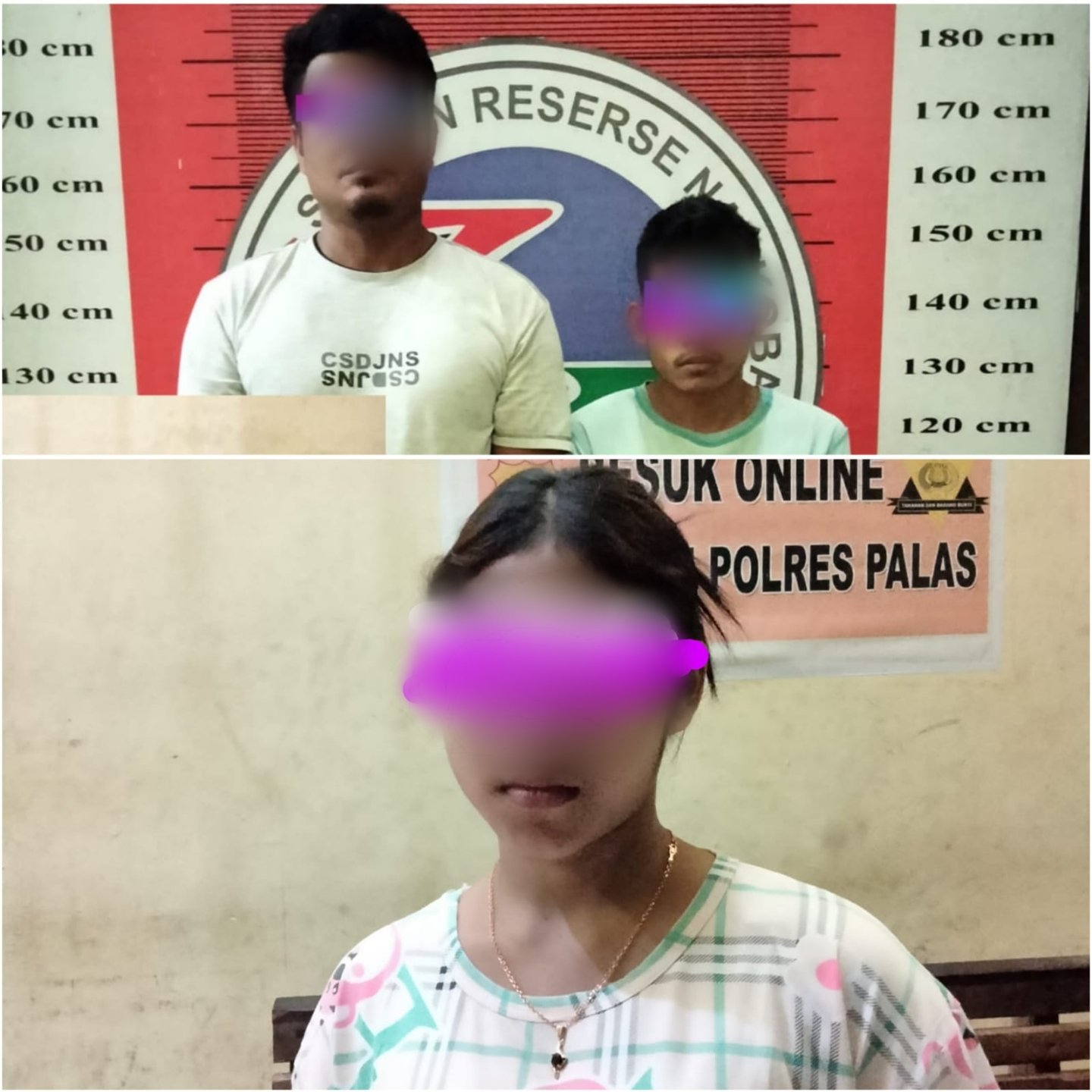 Polres Palas Amankan Tiga Pengguna Sabu di Kontrakan