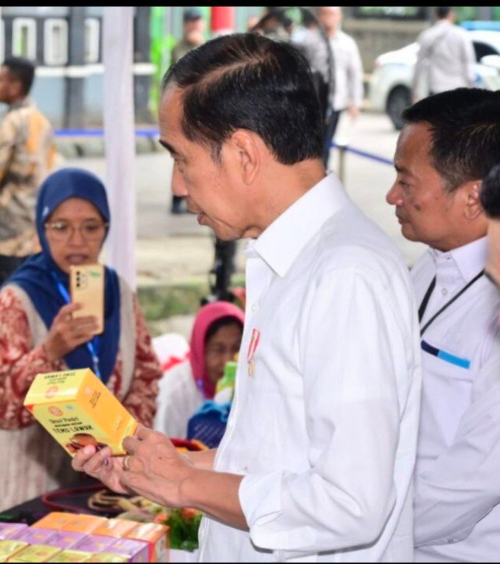 Silaturahmi dengan Nasabah Mekaar, Presiden Dorong Keuntungan Usaha untuk Investasi Kembali