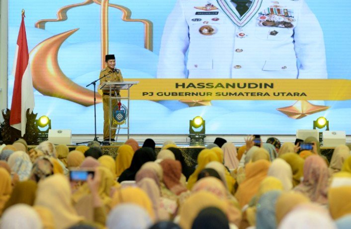 Lewat Peringatan Isra Mikraj Pj Gubernur Sumut Ajak ASN Tingkatkan Ibadah