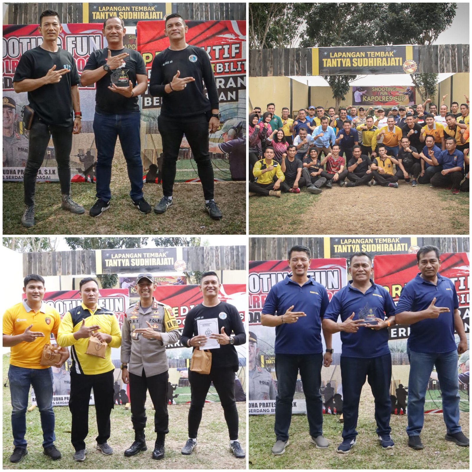 Kapolres Sergai Buka Shooting Fun Kapolres Cup